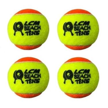 Imagem de Bolas Beach Tennis Lcm Com 4 Unidades