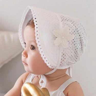 Imagem de Touca Chapéu Gorro Infantil Para Bebês Proteção Solar Sol Uv
