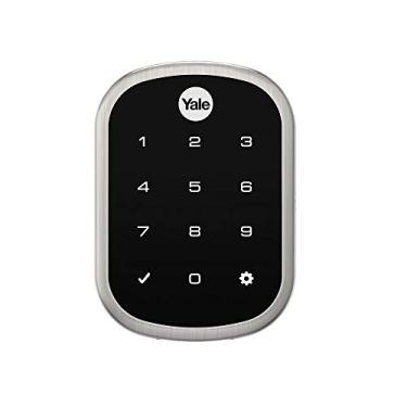 Imagem de Fechadura Digital Yale YRD 256, compatível com Alexa, Preto/Prata
