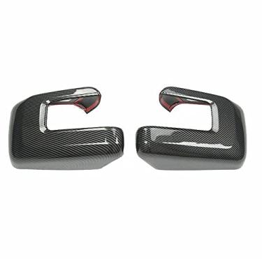 Imagem de TOTMOX Acabamento da tampa do espelho da porta lateral tampas do espelho retrovisor proteção contra arranhões compatível com Ford F150 F-150 2021-2022