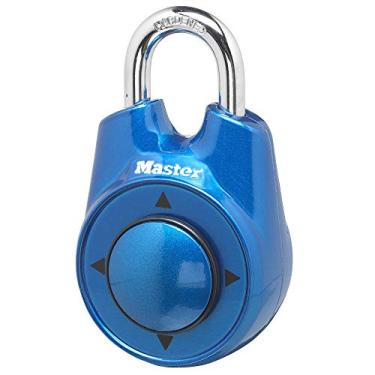 Imagem de Master Lock 1500iD Defina seu próprio cadeado de combinação direcional, azul