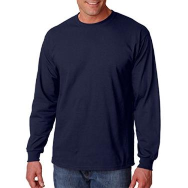 Imagem de Gildan Camiseta masculina manga longa ultra algodão