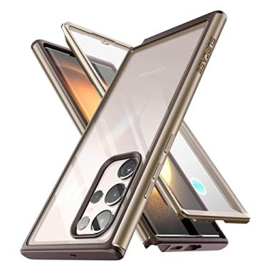 Imagem de Capa SUPCASE Edge XT Series para Galaxy S23 Ultra 5G (2023), capa transparente de moldura fina com protetor de tela embutido(Creme)