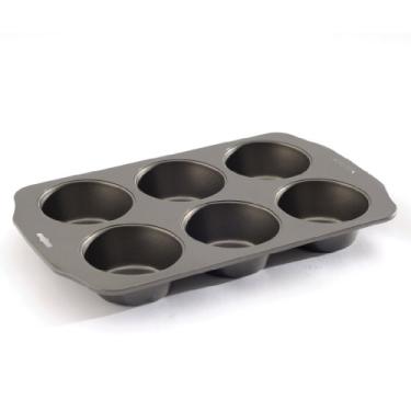 Imagem de Norpro Panela de muffin jumbo antiaderente, 6 xícaras