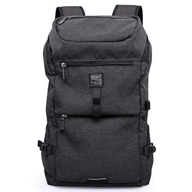 Imagem de Mochila durável para computador, bolsa de estudante do ensino médio Mochila masculina de bagagem de viagem com interface de carregamento USB Mochila impermeável externa