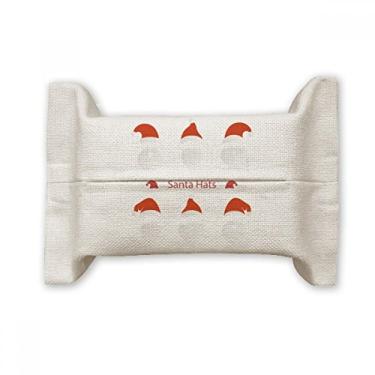 Imagem de Feliz Natal, Papai Noel, Retrato, Capa de papel para lenços faciais, Bolsa de linho de algodão