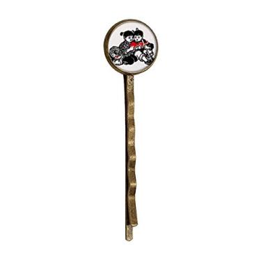 Imagem de Boné para meninos e meninas Patriotismo Retro Metal Hair Bobby Pin Headwear
