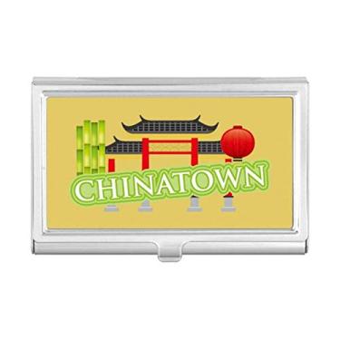 Imagem de Caixa de bolso com porta-cartões de visita Green China Town da Bamboo Lantern