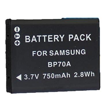Imagem de Bateria BP70A para câmera digital e filmadora Samsung Pl20 Pl100 Pl120 Es70 Es80 Es90 Es95