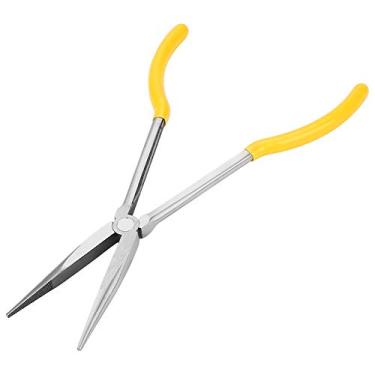 Imagem de Alicate de arame Taidda, alicate de bico longo Alicate profissional de ponta longa reta de 11 polegadas Cabo cortador de fio ferramenta de corte manual