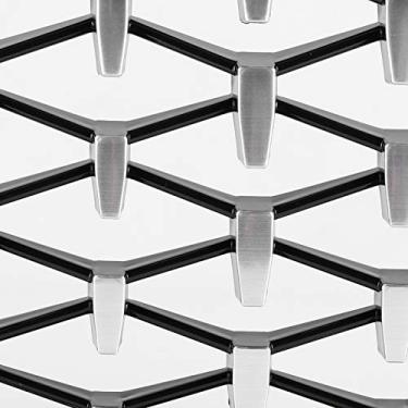 Imagem de Grade de para-choque dianteiro para E36, grade de para-choque dianteiro fácil de instalar, acessório prático aparência atraente para carro (cromo)