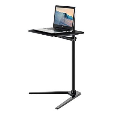 Imagem de Suporte de chão Viozon para laptop Altura de alumínio Mesa ajustável para cama Sofá, Chassi atualizado e reforçado, Aplicável a todos os laptops Tablets Pad projetor câmera (branco), Preto, Black
