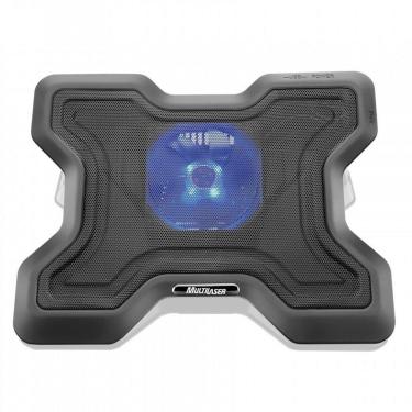 Imagem de Cooler para Notebook X-Cooler LED Azul Altura Ajustável Multilaser AC123-Unissex