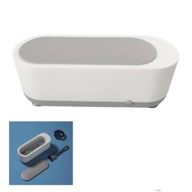 Imagem de Limpador Ultrassonico Oculos Joias Aneis Pinceis de Maquiagem Acessorios Estojo Portatil Alta Frequencia Multiuso