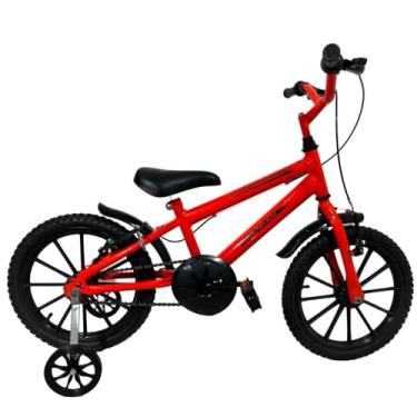 Imagem de Bicicleta Aro 16 Infantil Masculina Laranja Neon