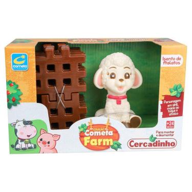 Imagem de Fazendinha De Brinquedo Animal Ovelhinha Soft Com Cercadinho
