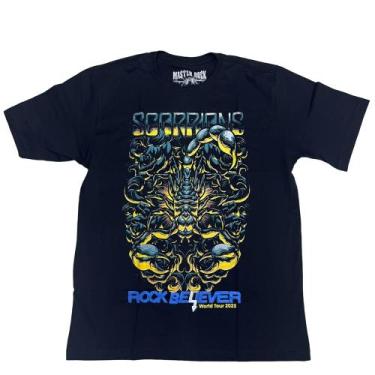 Imagem de Camiseta Scorpions Rock Belivier Banda De Rock Blusa Adulto Unissex Mr