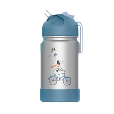 Imagem de Garrafa Flip Térmica Infantil Dalmata Alça Silicone Bup Baby