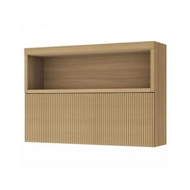 Imagem de Armário Aéreo Nesher Marquesa em MDF 15mm com 1 Porta e 1 Prateleira - 120cm de largura