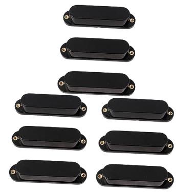 Imagem de HEMOTON 9 Peças Capas De Captador De Pedal Multiefeitos Bolsa De Clarinete Capas De Humbucker Captadores Pretos Capa De Captador De Baixo Captador Acústico Clarinete Substituição De Sino