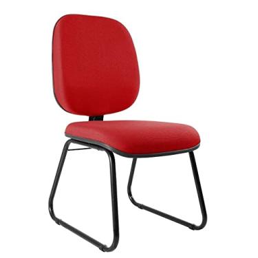 Imagem de Cadeira Diretor Estofada Anatômica Base Sky Vermelho