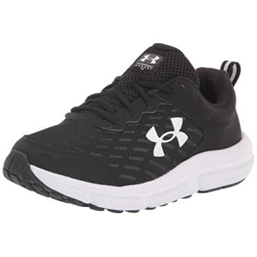 Imagem de Under Armour Tênis de corrida masculino Charged Assert 10, (001) Preto/Preto/Branco, 11 X-Wide