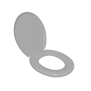 Imagem de Assento Almofadado Oval - Astra Cinza