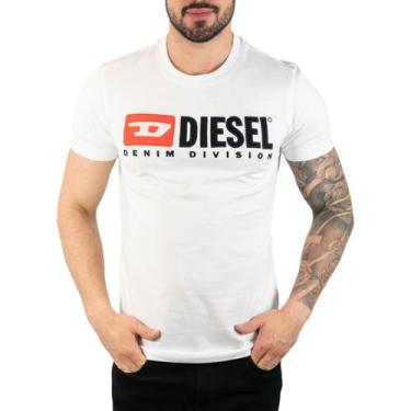 Imagem de Camiseta Diesel Logo Branca