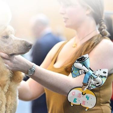 Imagem de Suporte de número de braçadeira para exposição de cães com clipe para exibição de cães, suporte de crachá, suporte de identificação de cachorro