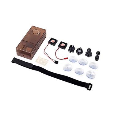 Imagem de Capa Summitlink V3 com ventiladores duplos para Stratux ADS-B Kit serve para módulo AHRS e GPYes, Tint