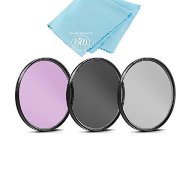 Imagem de Kit de filtro de 3 peças de 37 mm (UV-CPL-FLD) para Canon HF W10, HF W11, Olympus Pen E-PL10, OM-D E-M10 Mark IV, Panasonic DC-G100, Lumix G X Vario PZ 14-42 mm, Lumix G 42,5 mm, Lente Lumix G Vario
