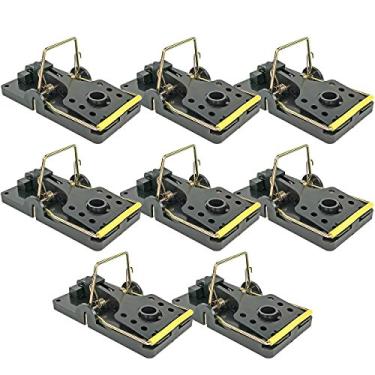 Imagem de iTrap Armadilhas fáceis de encaixar para ratos e ratos com copos de isca, pacote com 8 - Controle de pragas mortais simples