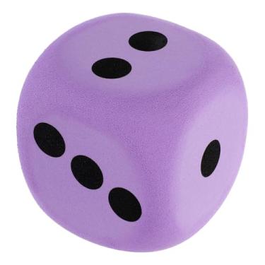 Imagem de Vaguelly Dados De Espuma Gigante 8Cm Grande Dados Jumbo Brinquedo Numerado Dados Grandes Bloco De Cubo Engraçado Para Festa De Tabuleiro Ensino C
