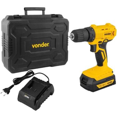 Imagem de Parafusadeira Furadeira 18V 3/8 POL com Bateria e Carregador IPFV 1852 VONDER