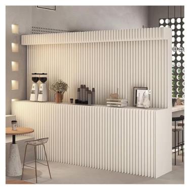 Imagem de Biombos e Divisórias Painel De Papel Divisor De Ambiente Portátil Dobrável, Tela De Privacidade Com Prateleiras De Armazenamento, Para Salas De Estar Decorativas, Quartos E Escritórios(500x200cm/196.8