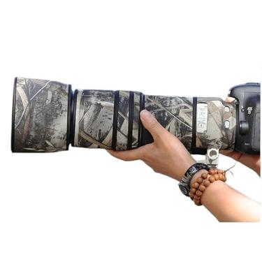 Imagem de CHASING BIRDS O revestimento de lente impermeável camuflagem para Canon EF 100-400 mm F4.5-5.6 L é uma capa protetora de lente USM à prova de chuva (camuflagem palheta, com extensor EF 1.4X II)