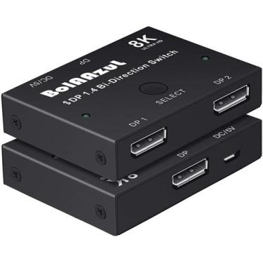 Imagem de Switcher Displayport Bi-Direcional 1x2 2x1 8k@30Hz 4k@120Hz - HDMatter