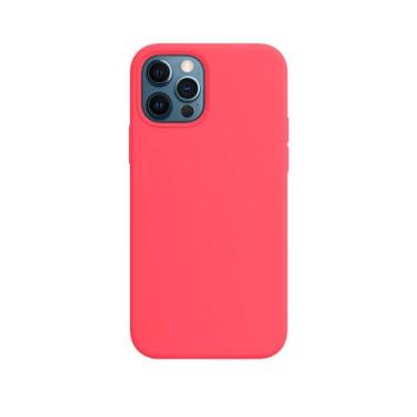 Imagem de Capa Capinha Silicone para iPhone 12 PRO MAX - GCM, Rosa Neon