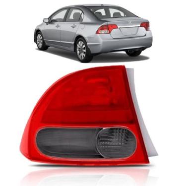 Imagem de Lanterna Honda New Civic 2007 2008 2009 2010 2011 FUME L ESQ - Renov