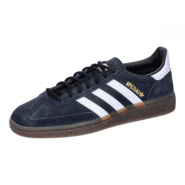 Imagem de adidas Mens Handball Spezial Nubuck Synthetic Core Black White Trainers 11 US