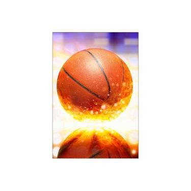 Imagem de Painel De Festa Vertical 1,50 x 2,20 - Bola de Basquete com Efeito Luz