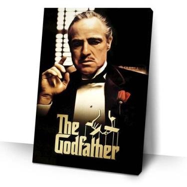 Imagem de Quadro Decorativo Poderoso Chefão 60x90 Don Corleone - IQ Art Decor