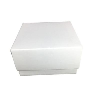 Imagem de 50 Caixa Branca Bijuteria E Semi Joia Embalagem De Papel 7,5X4X7,5 - G