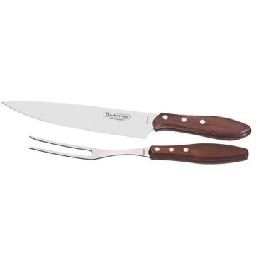 Imagem de Kit Churrasco 2 Peças Tramontina - Polywood 21198/760
