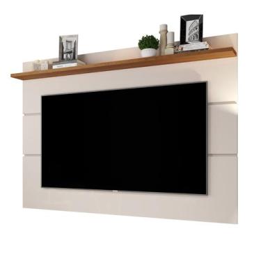 Imagem de Painel de TV Grande para Sala Quarto com Prateleira Vivare 1,80 Giga M
