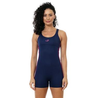 Imagem de Macaquinho para Agua em Helanca Maio de Perninha Hammerhead, Marinho, 