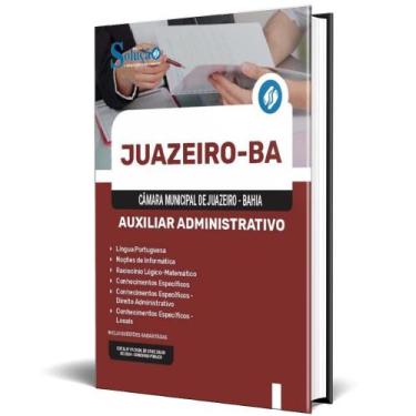 Imagem de Apostila Câmara Jueiro Ba 2024 - Auxiliar Administrativo - Editora Sol