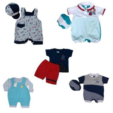 Imagem de 5 Macacões para Bebê Menino - Duda Shop
