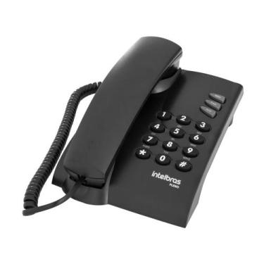Imagem de Telefone Com Fio Intelbras Pleno - Preto, Preto