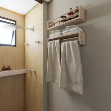 Imagem de Suporte Aéreo para Temperos com Espaço para Papel Toalha e Utensílios 